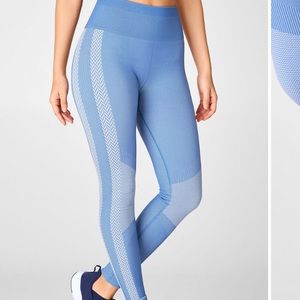 Fabletics- High Waisted Seamless Check Leggings